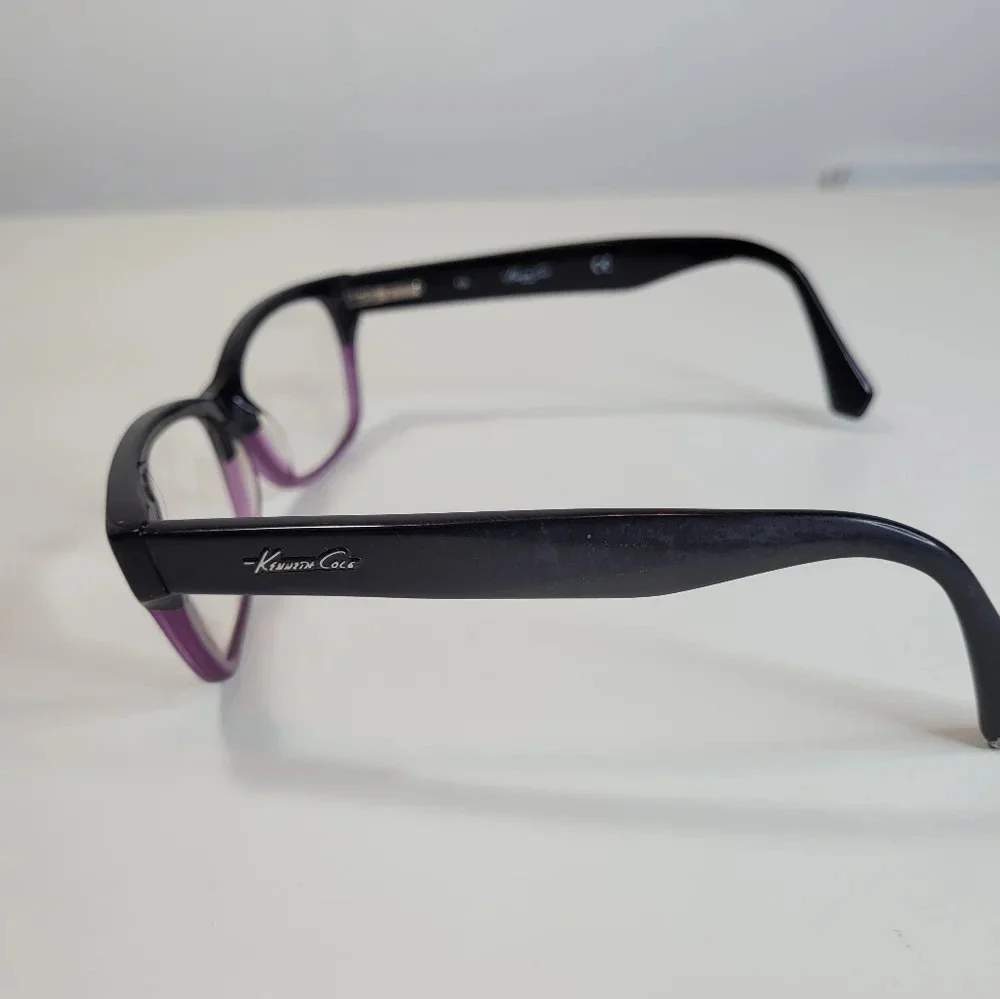 Kenneth Cole Eyeglass Frames Style 198  Black Purple Glasses 53-14-135